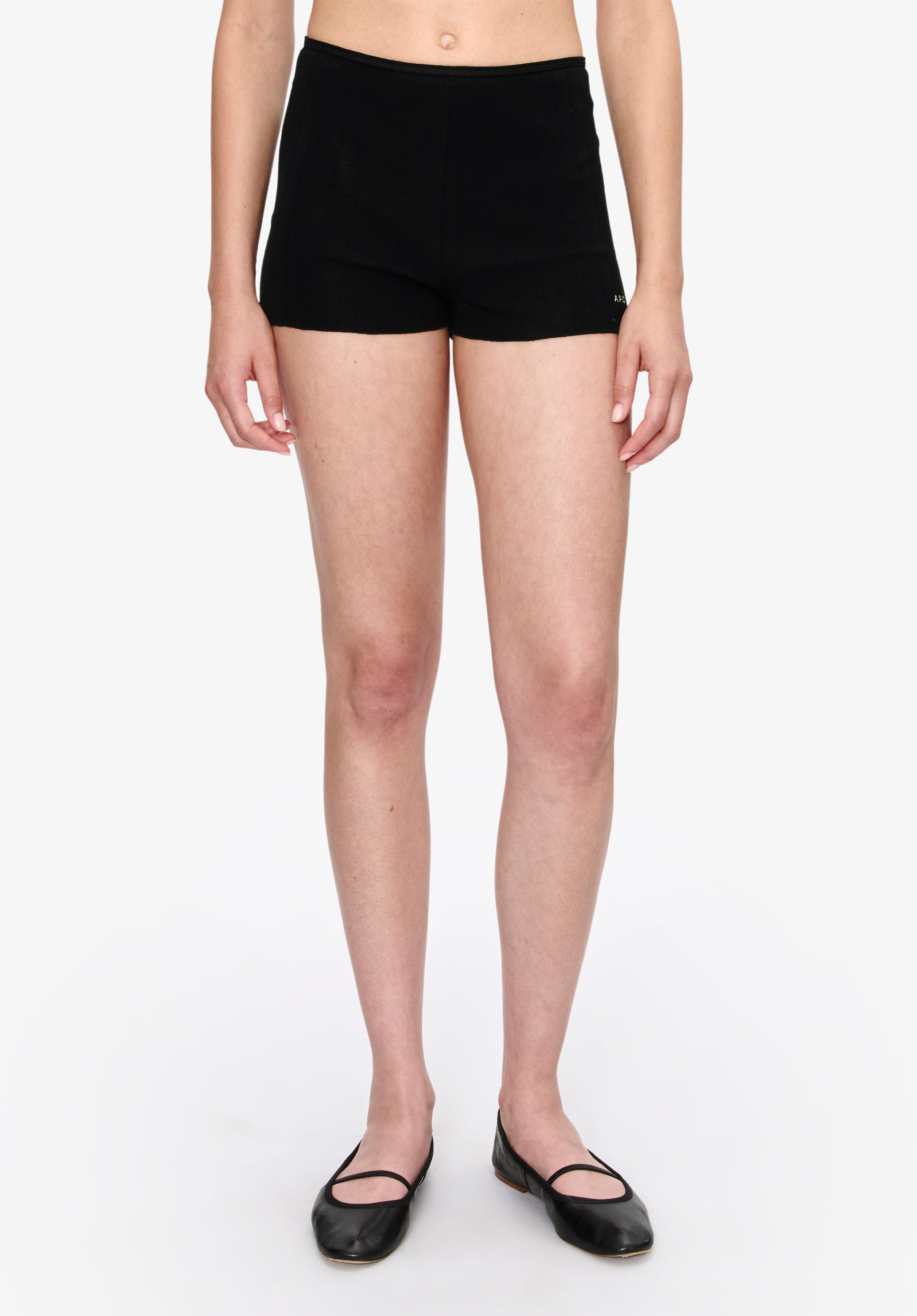 A. P.C. Women's Boyshorts Size: Extra Small in Black