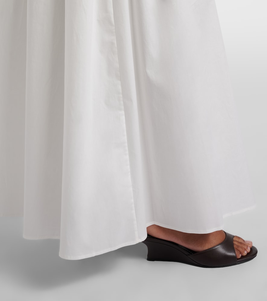 Cotton maxi skirt