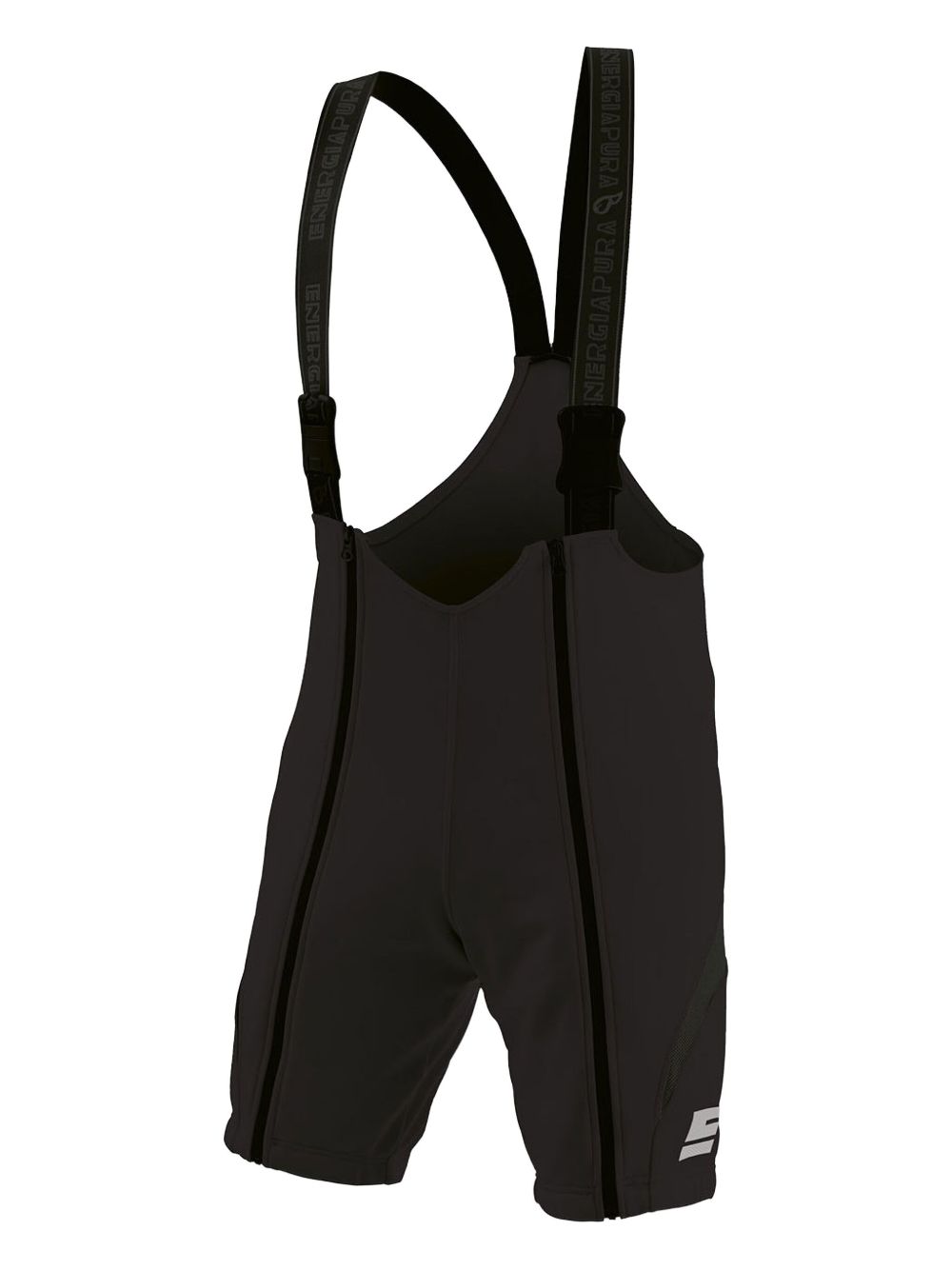 ENERGIA PURA logo performance shorts - Black