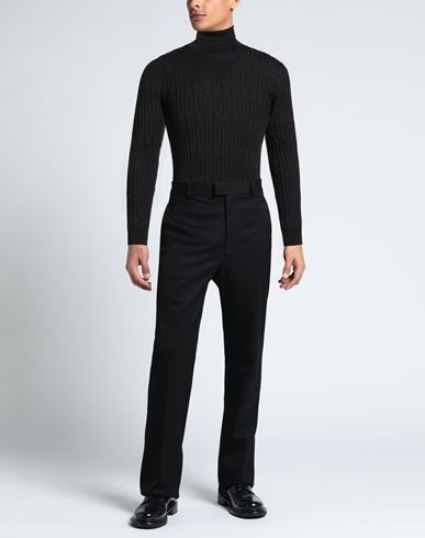 Man Turtleneck Charcoal Size XL Merino Wool