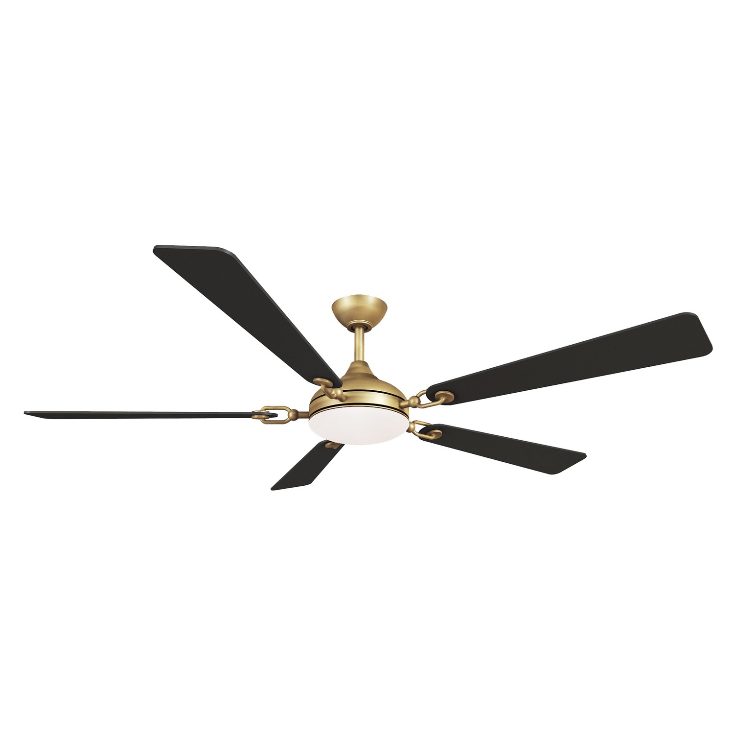 Heritage Brass 65" Ceiling Fan from the Cadena Collection