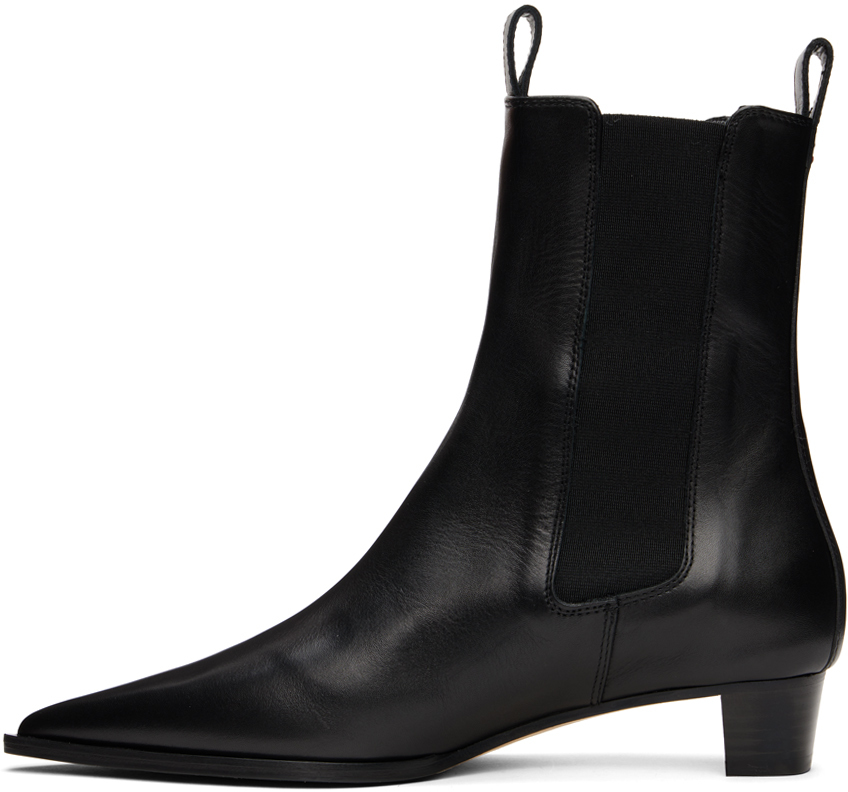 Aeyde Black Kiki Chelsea Boots