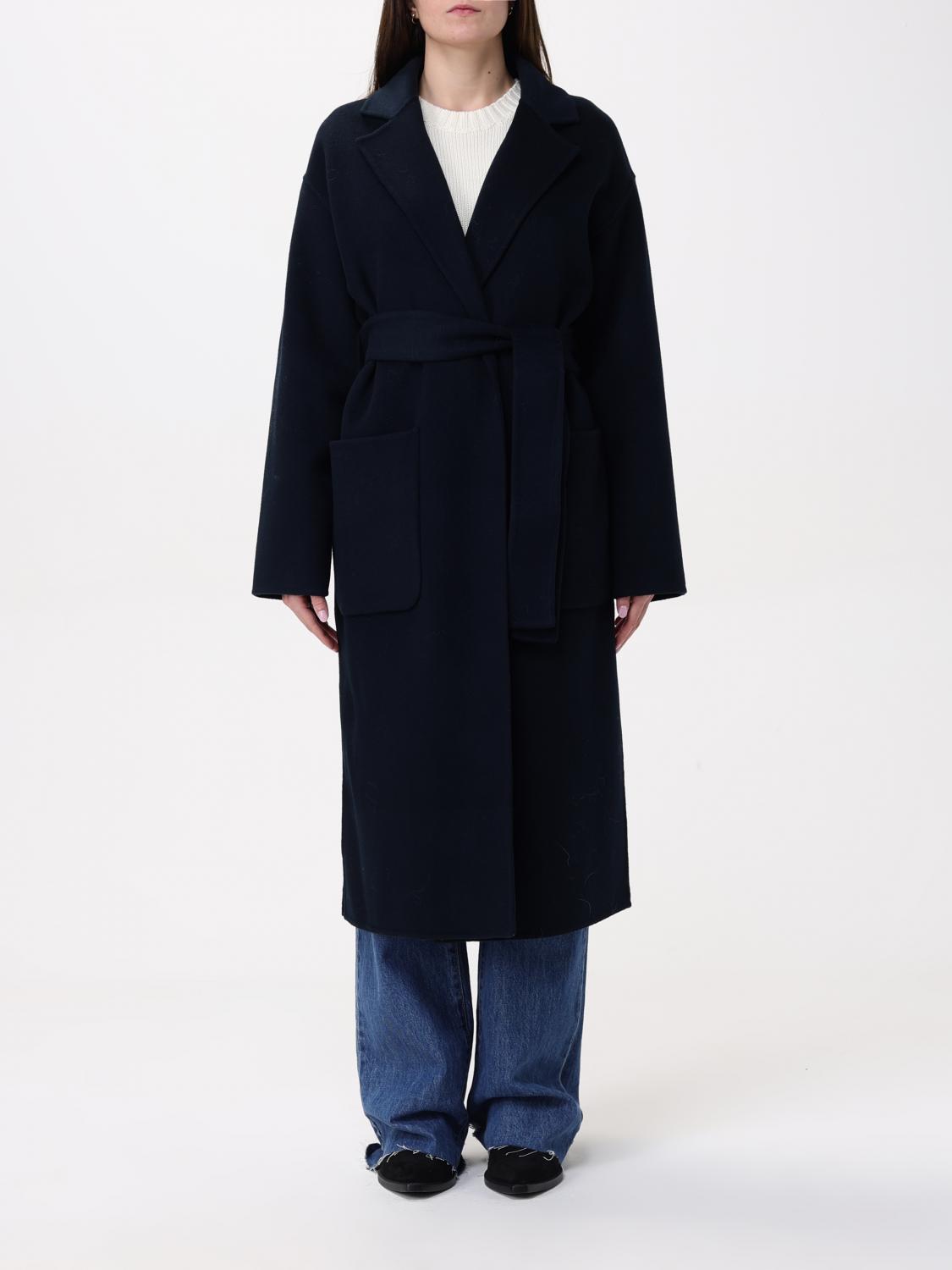 Wool belted coat - Brown