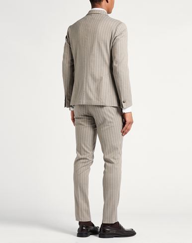Man Suit Grey Size 34 Polyester, Viscose, Elastane