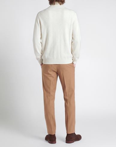 Man Turtleneck Cream Size S Merino Wool, Nylon, Viscose, Cashmere