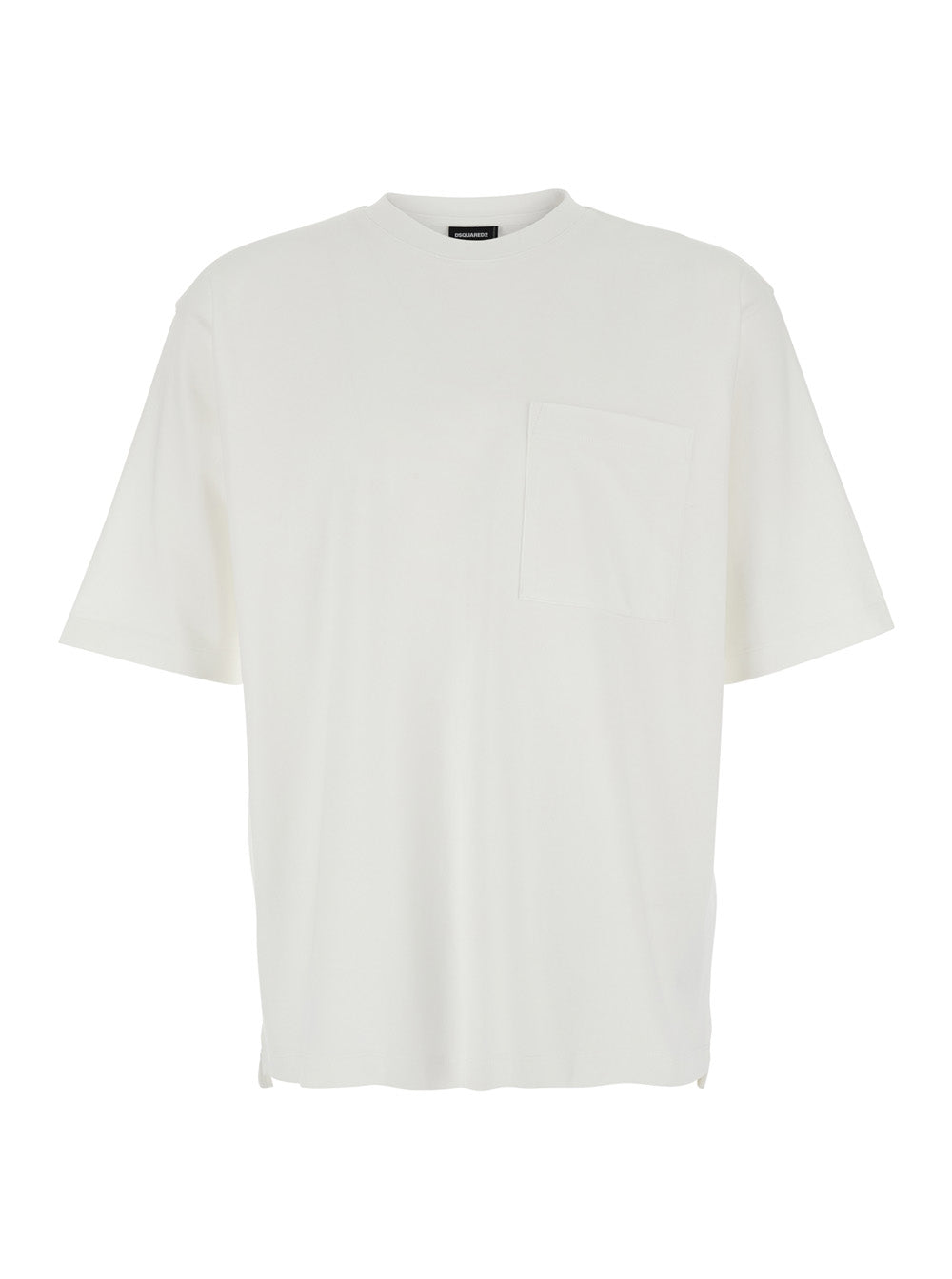 Logo-Lettering Cotton T-Shirt — White