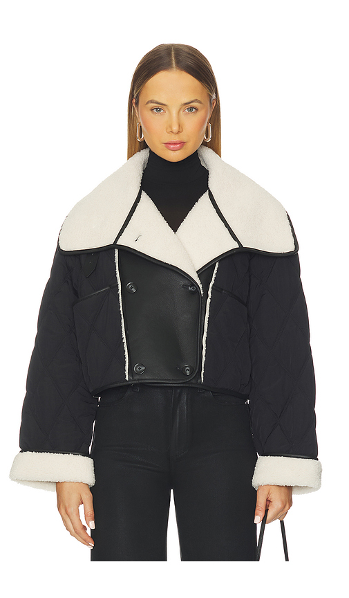 BLANKNYC Cropped Faux Leather Jacket in Second Wind. XS also in L