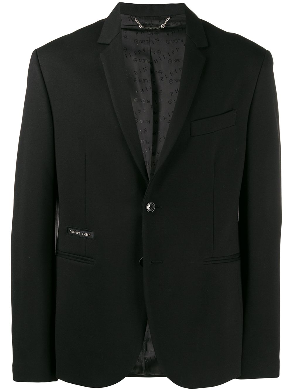 Skull logo blazer - Black