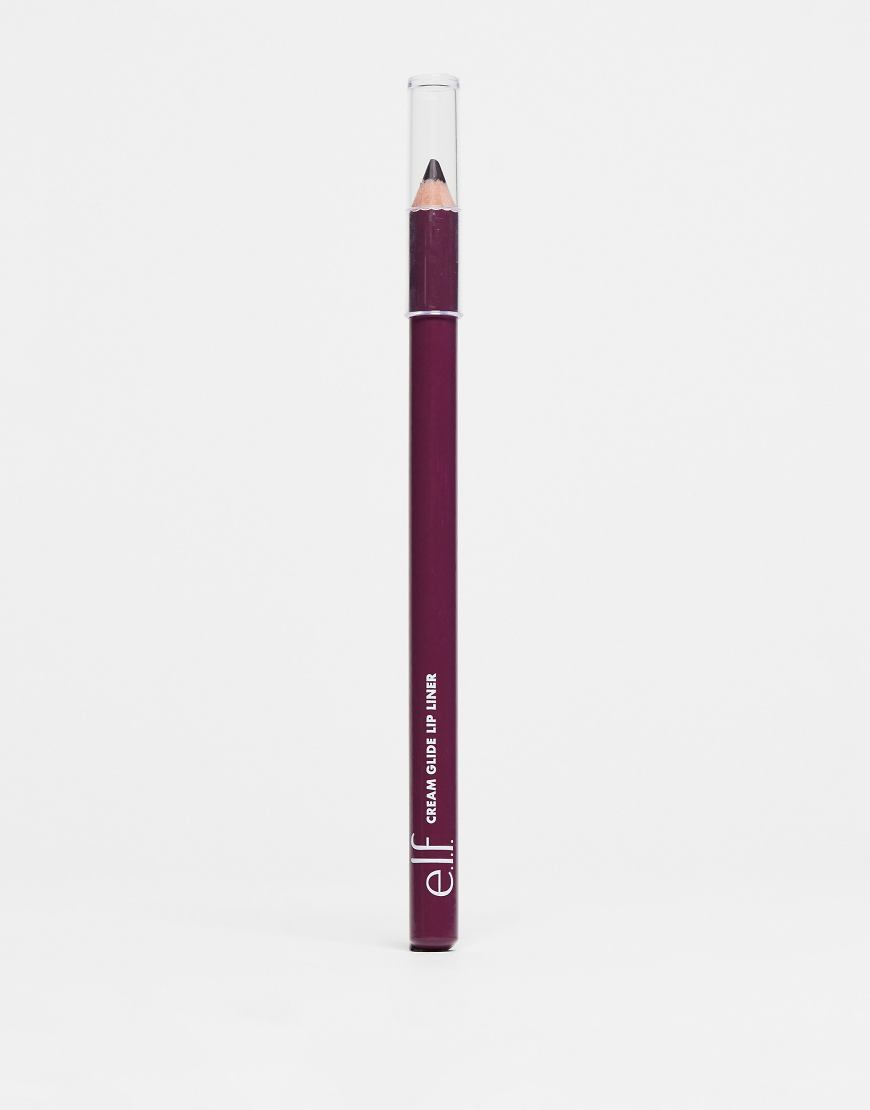 E. l.f. Cream Glide Lip Liner - Plum & Get It-Purple