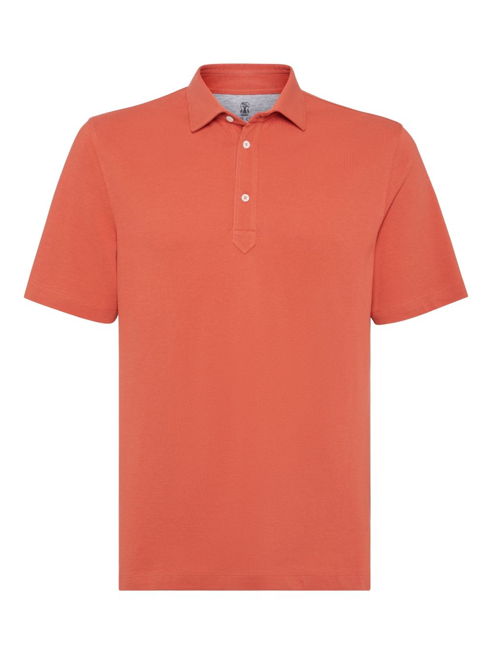 Cotton polo shirt - Orange