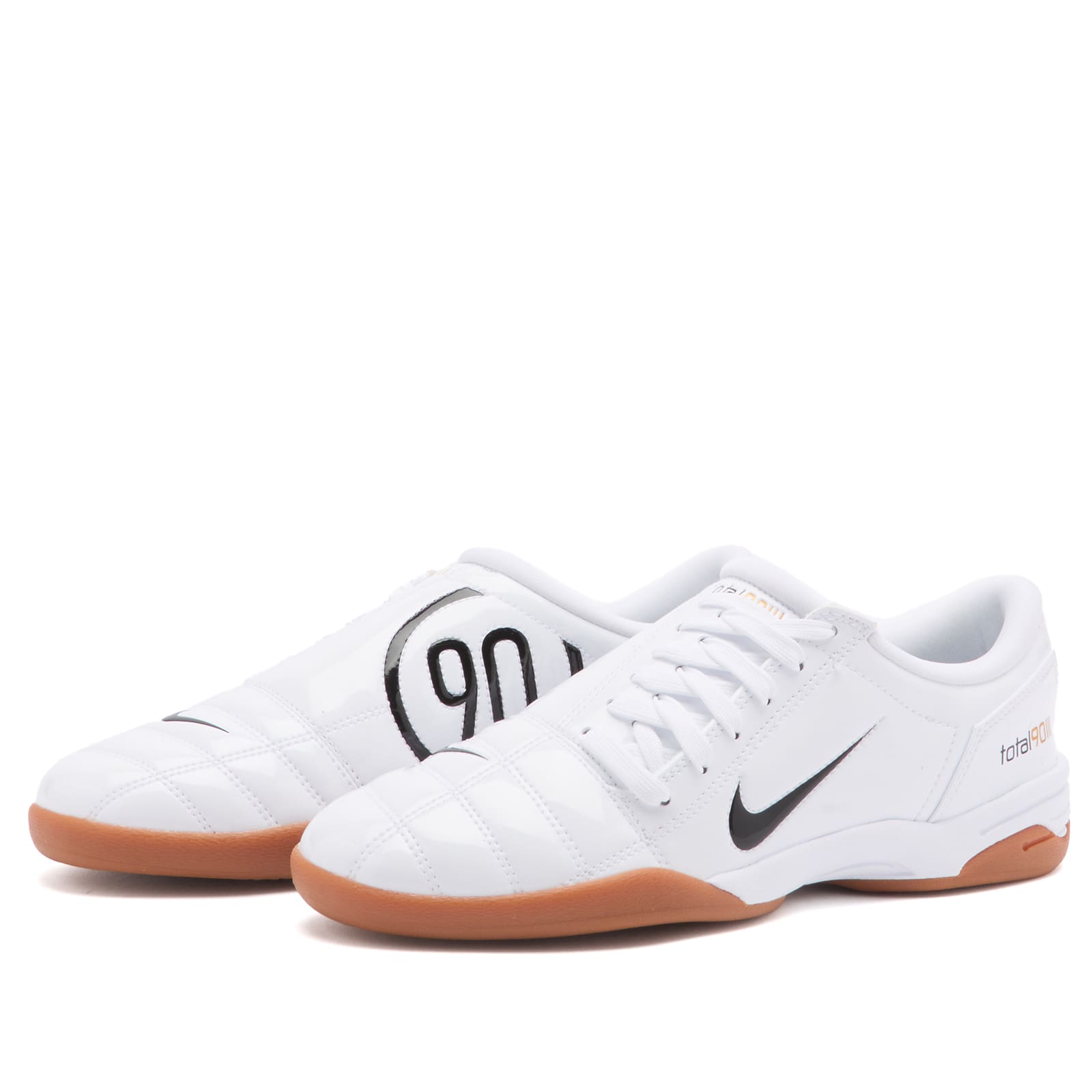 Women's T90 W Sneaker White/Black/Gold