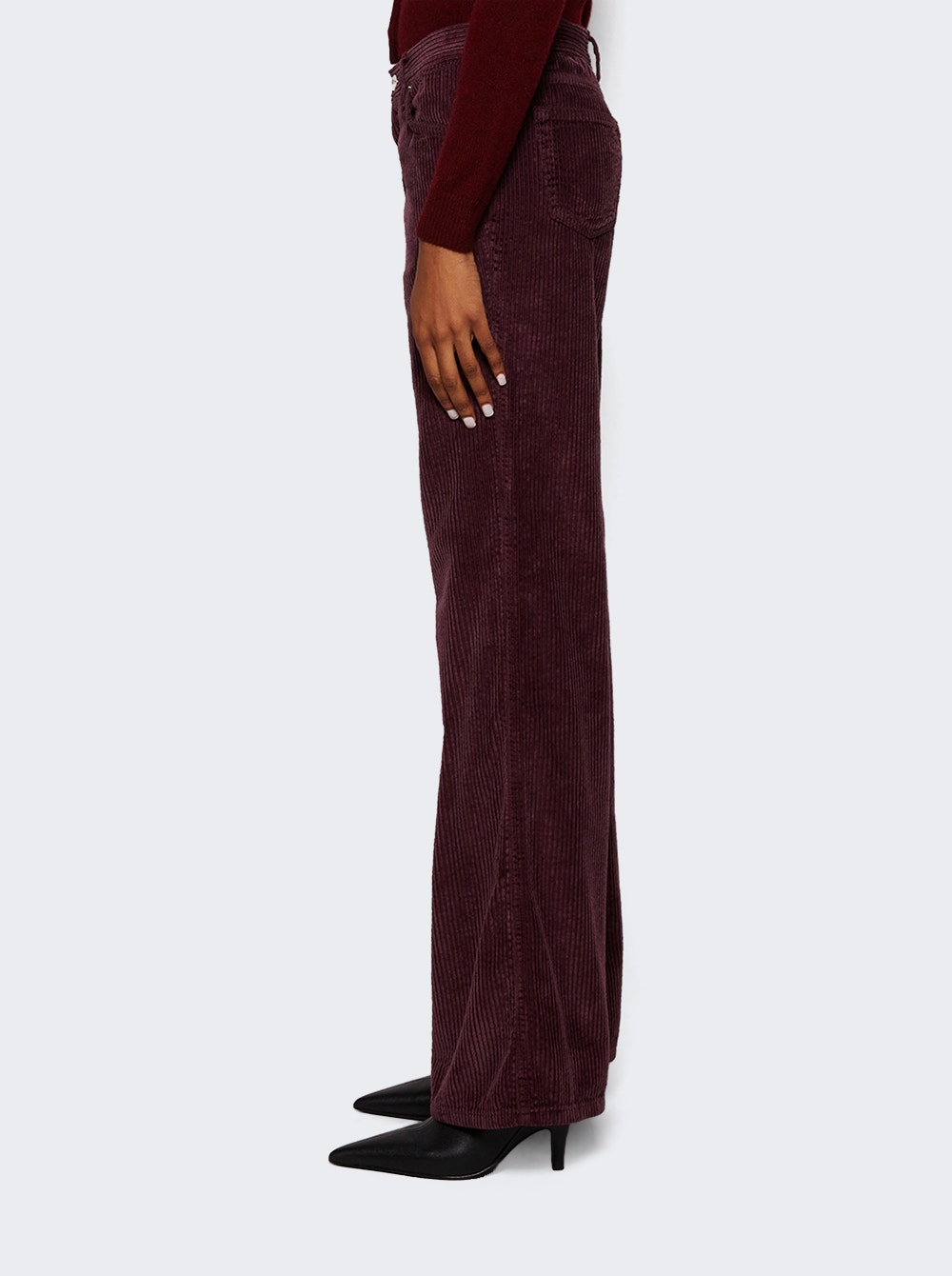 France Corduroy Trousers Bordeaux