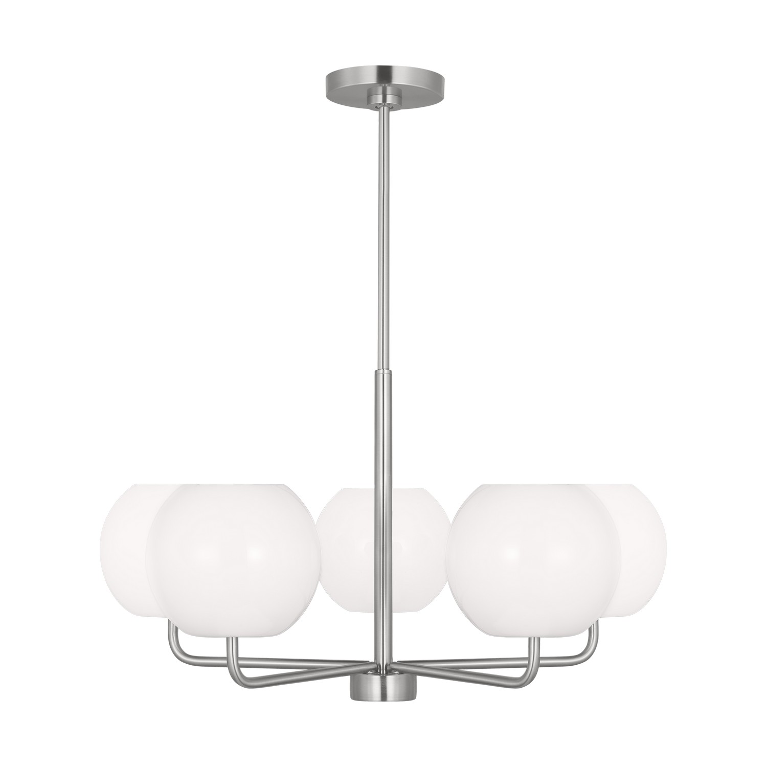 Brushed Steel Chandelier from the Rory Collection