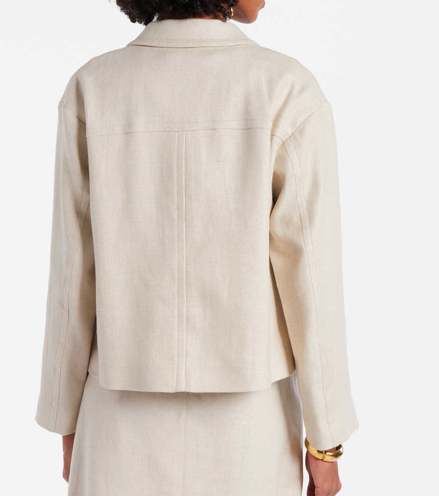 Dattero linen and cotton jacket