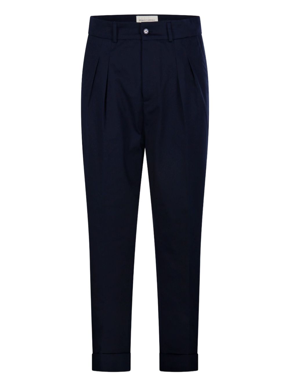Pleated cuffed trousers - Blue