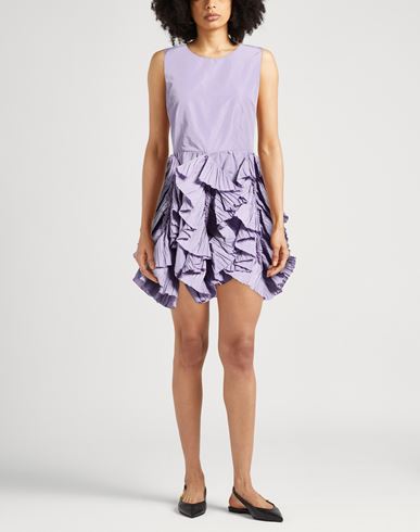 Woman Mini dress Lilac Size 4 Polyester