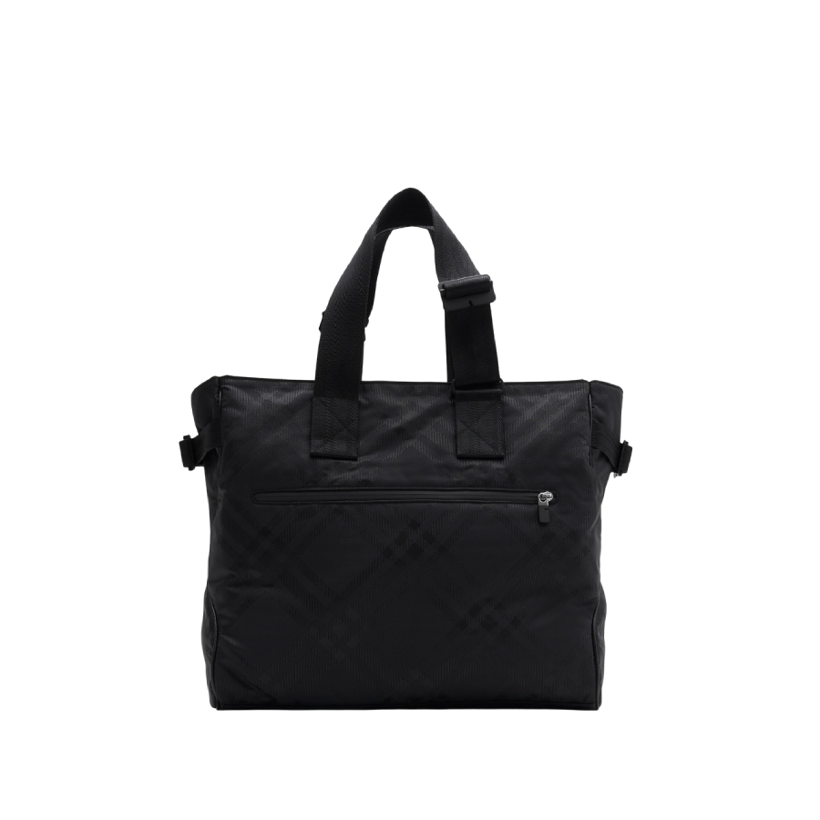 Check Jacquard Tote