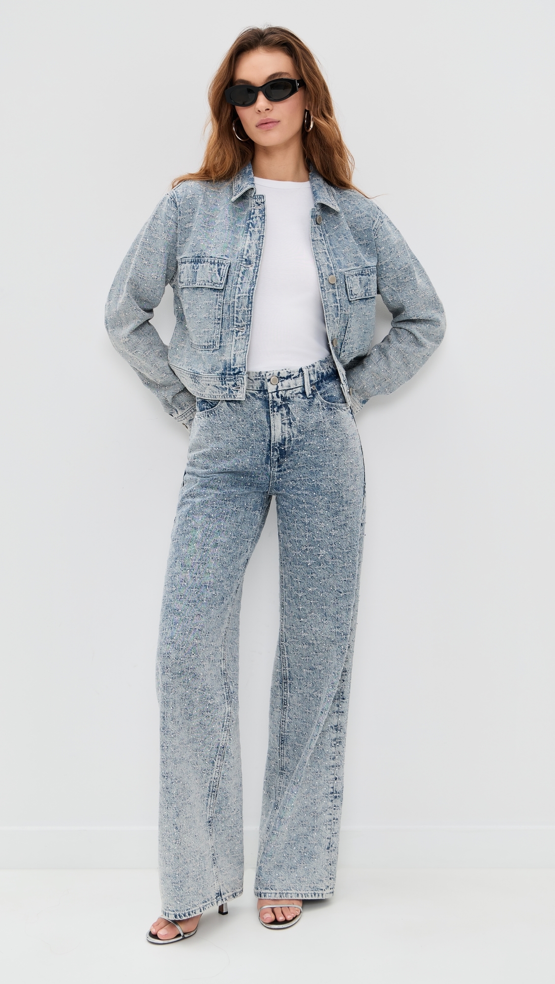 Crystal Denim Jacket Indigo1070