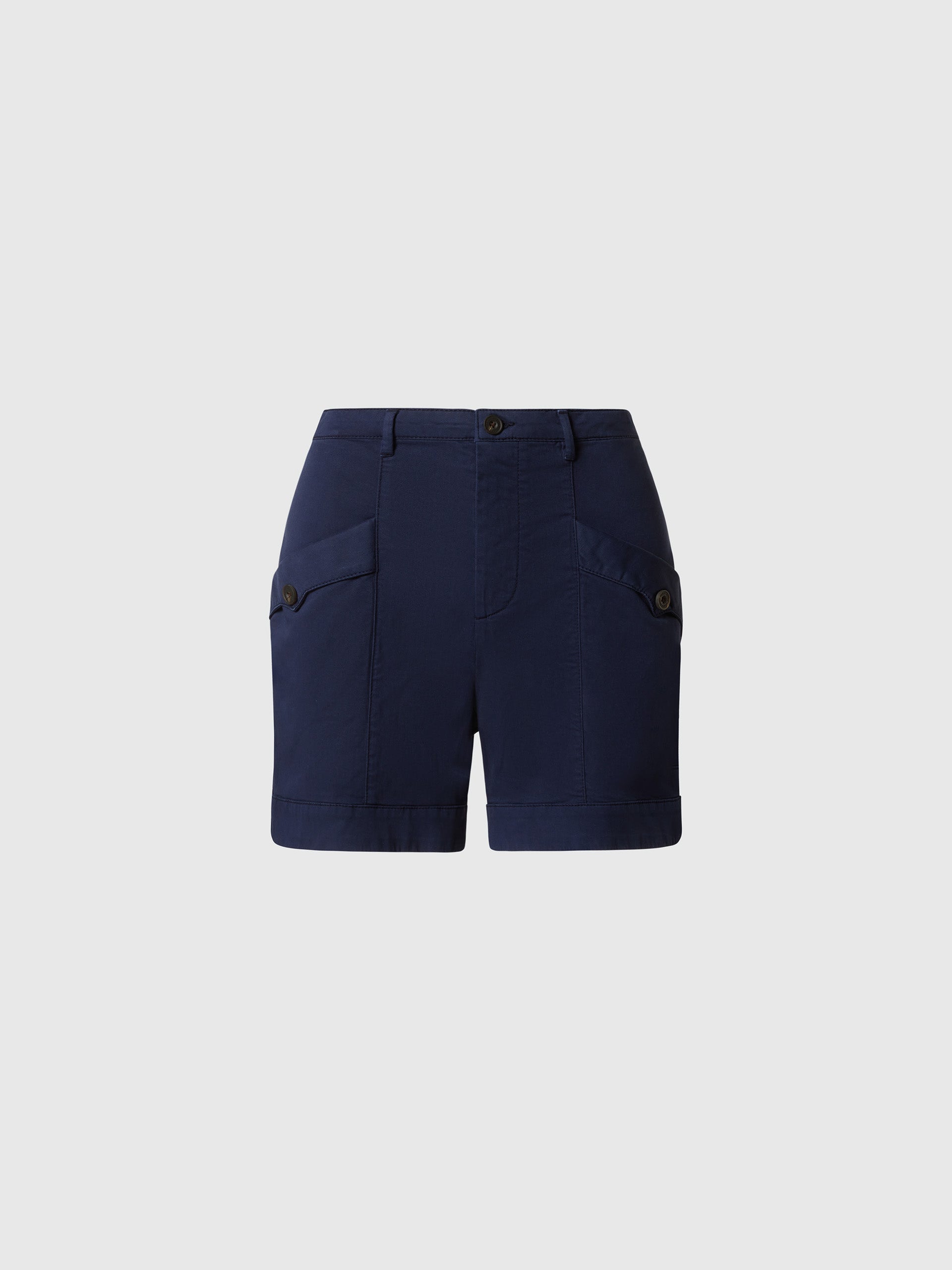 Cargo-Shorts aus Gabardine