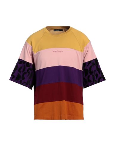 Man T-shirt Mustard
