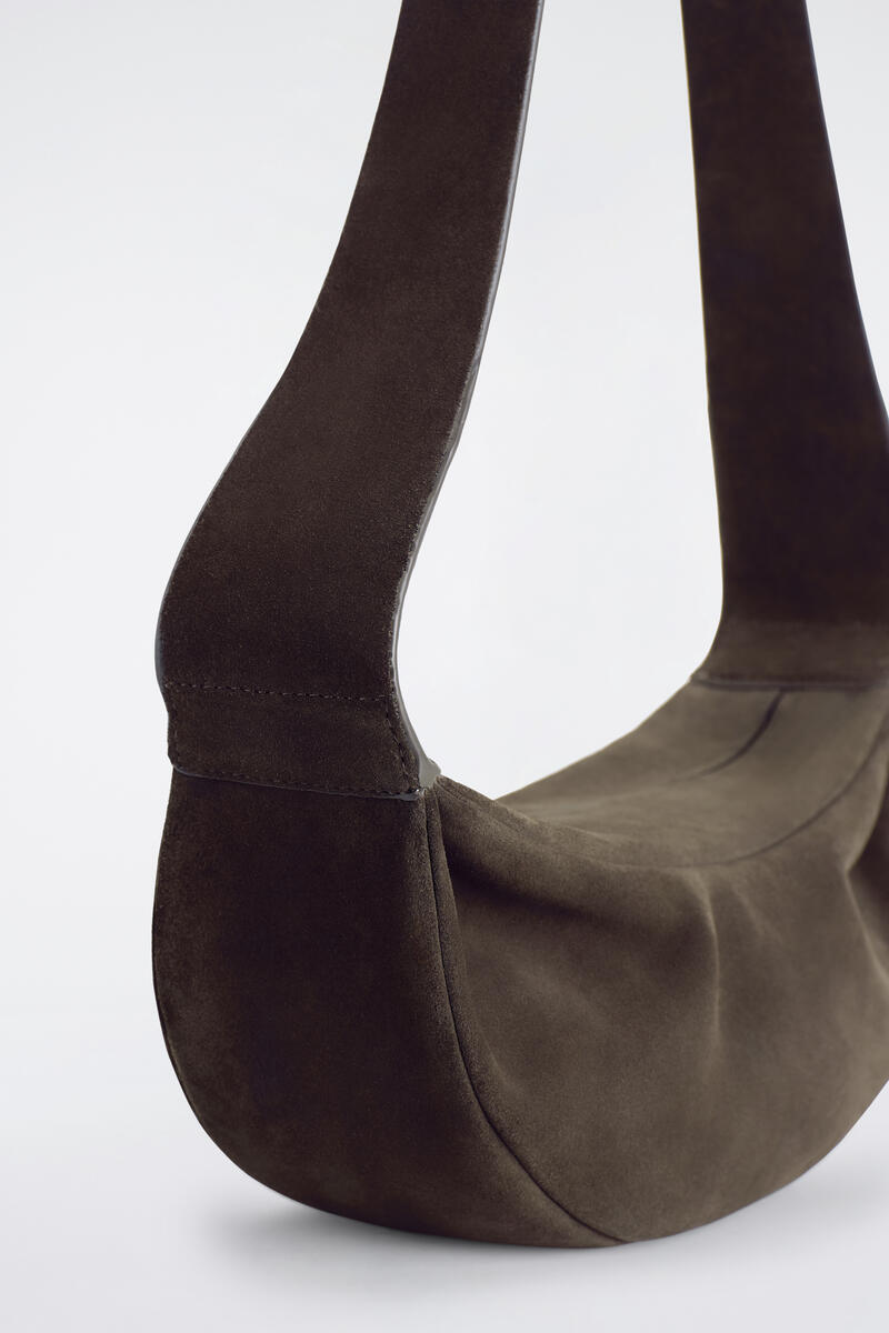 Swing Crossbody Bag - Split Suede