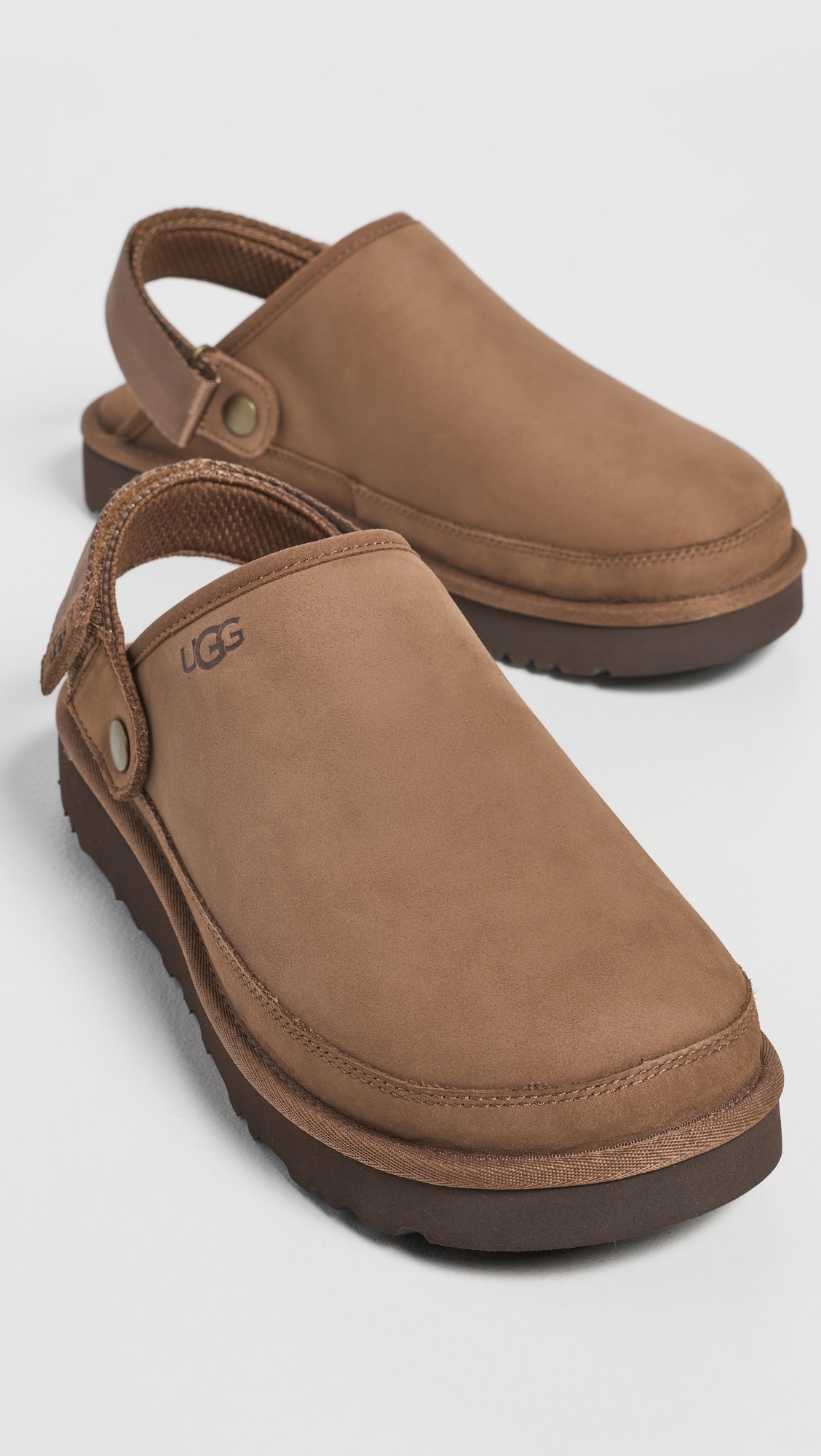 Goldencoast Clog II Nubuck Dark Chestnut
