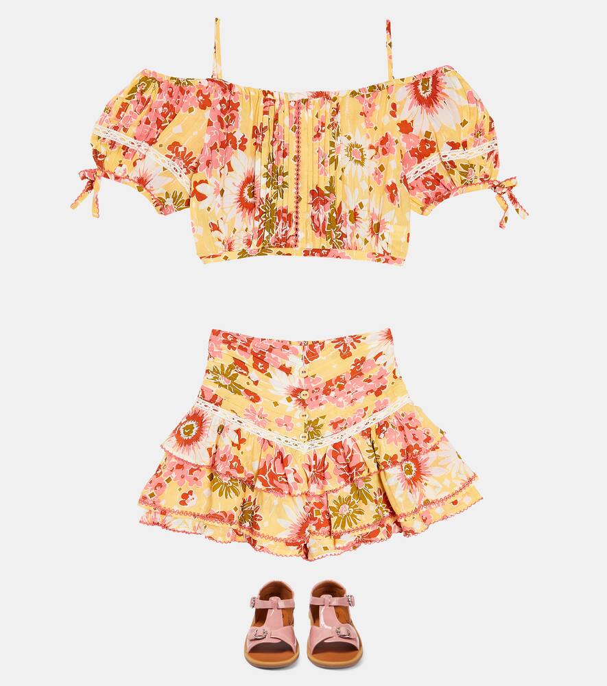 Bonny floral off-shoulder top