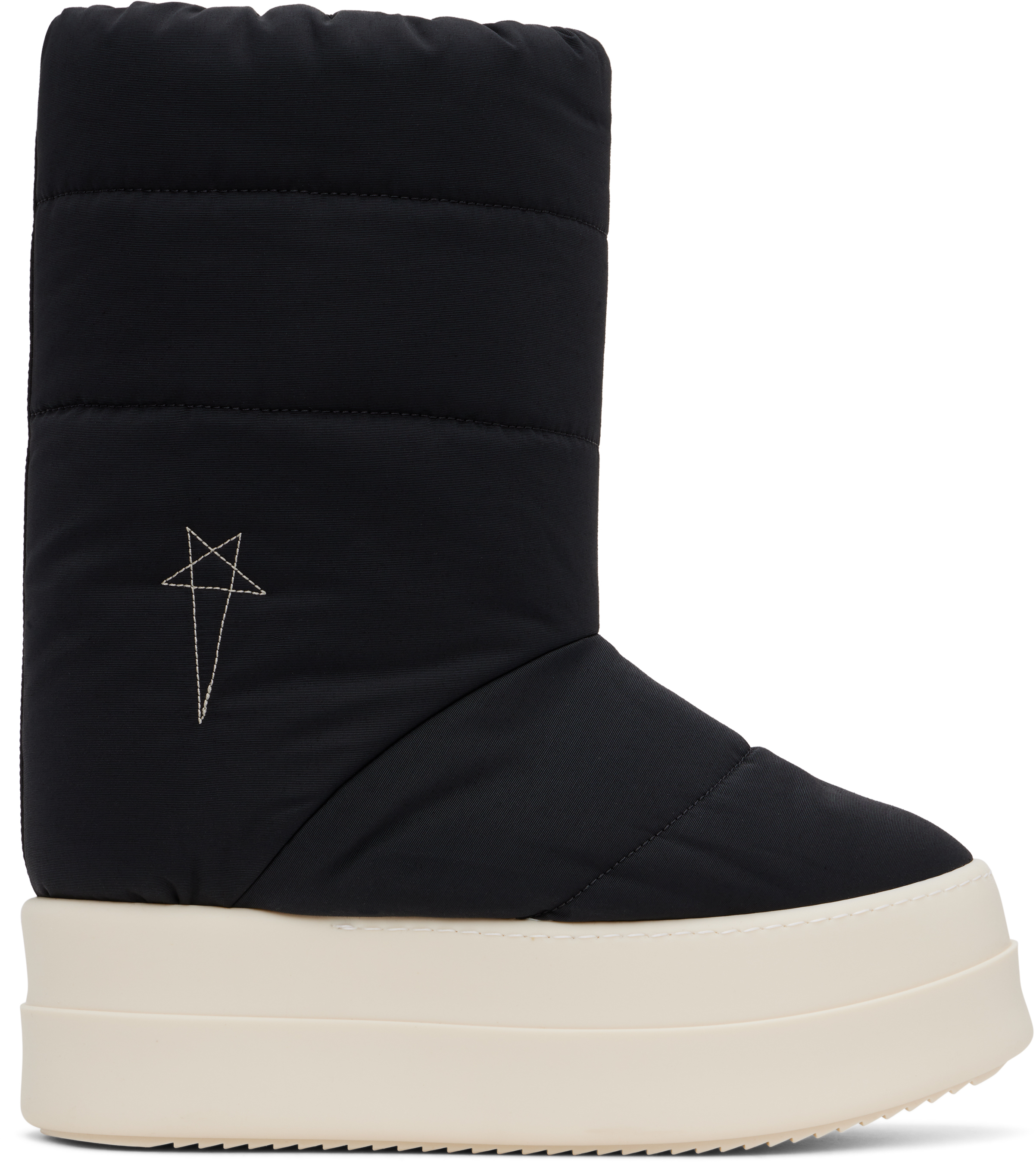 Rick Owens DRKSHDW Black Porterville Mega Bumper Lunar Boots