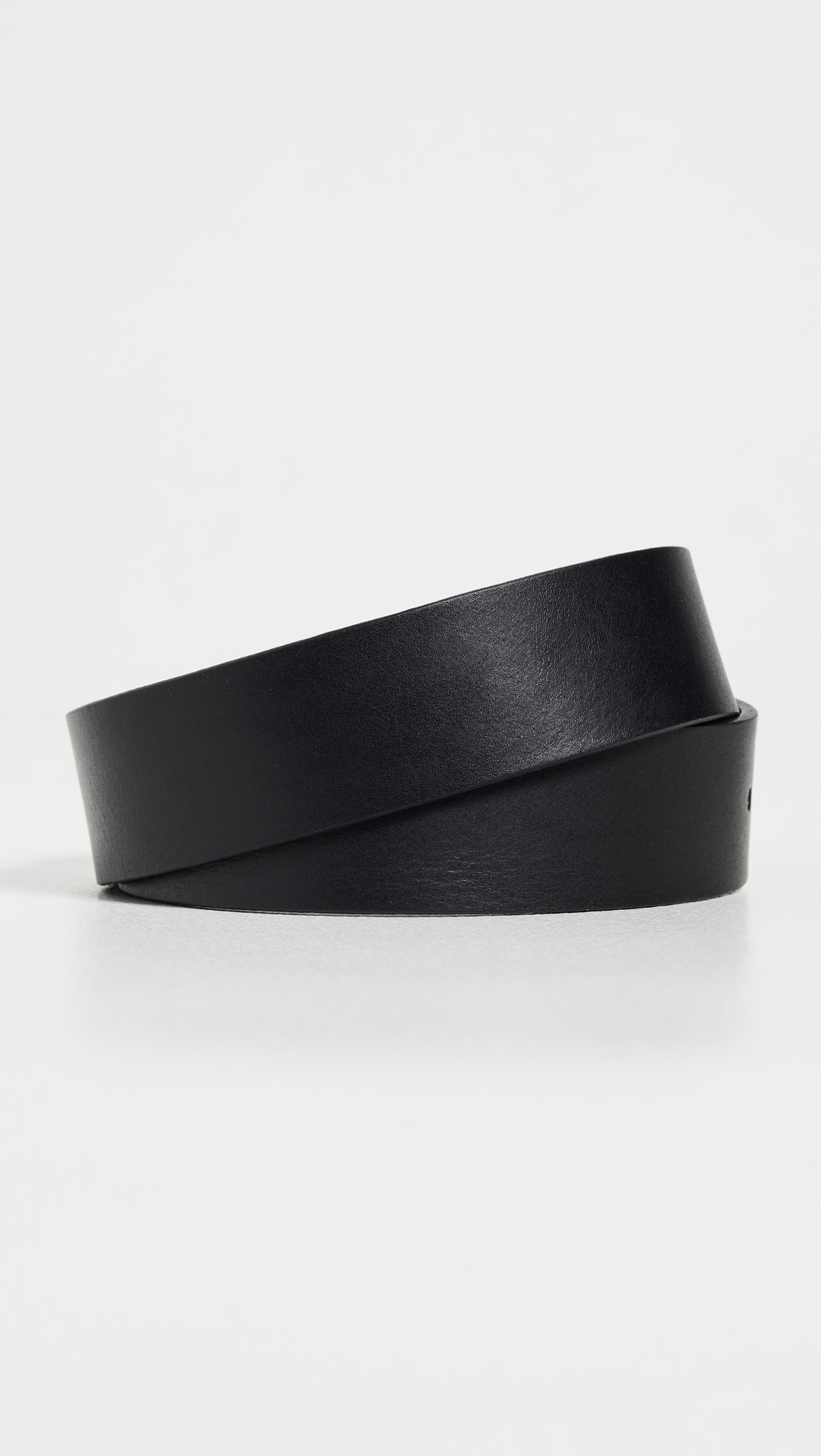 Centerbar Leather Belt True Black