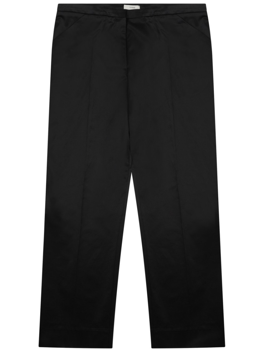 Cropped Straight Trousers