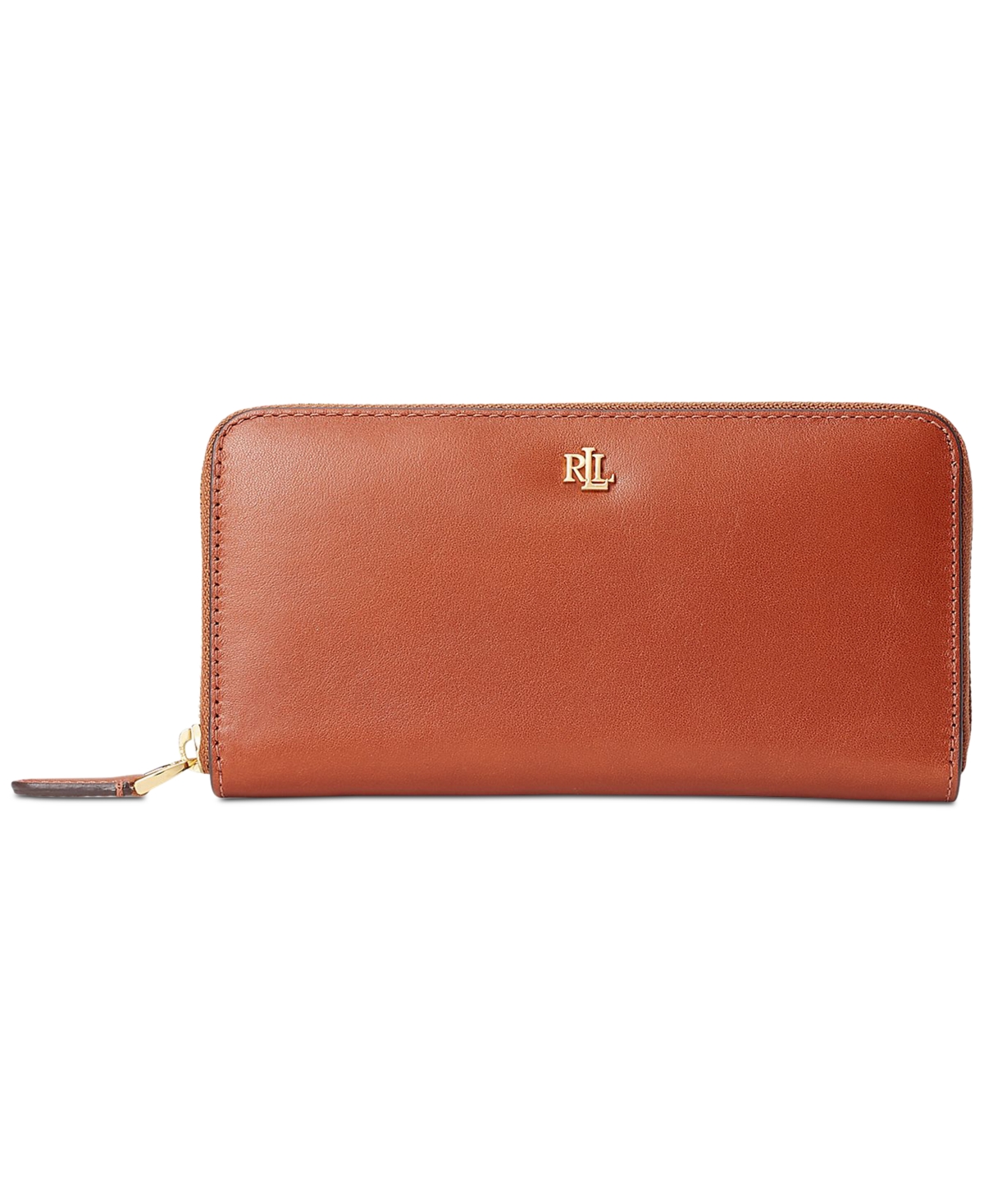 Women's Full-Grain Leather Large Zip Continental Wallet - Lauren Tan