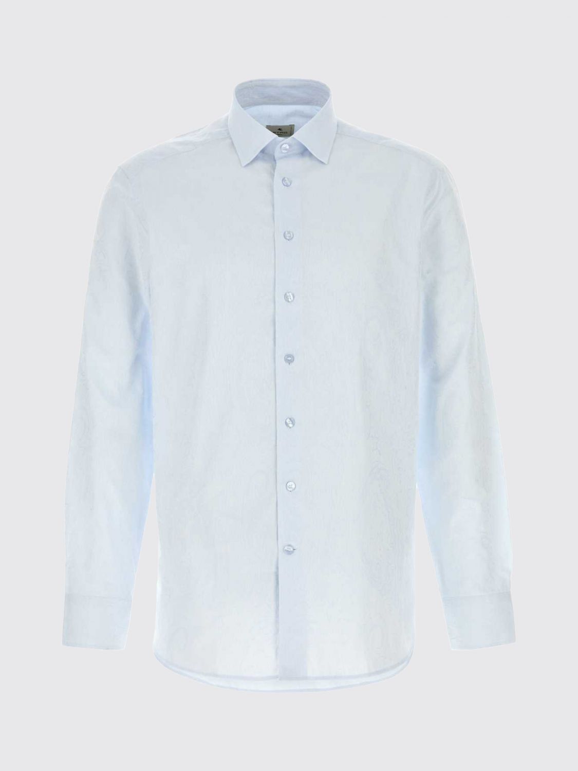 Paisley-jacquard shirt - White