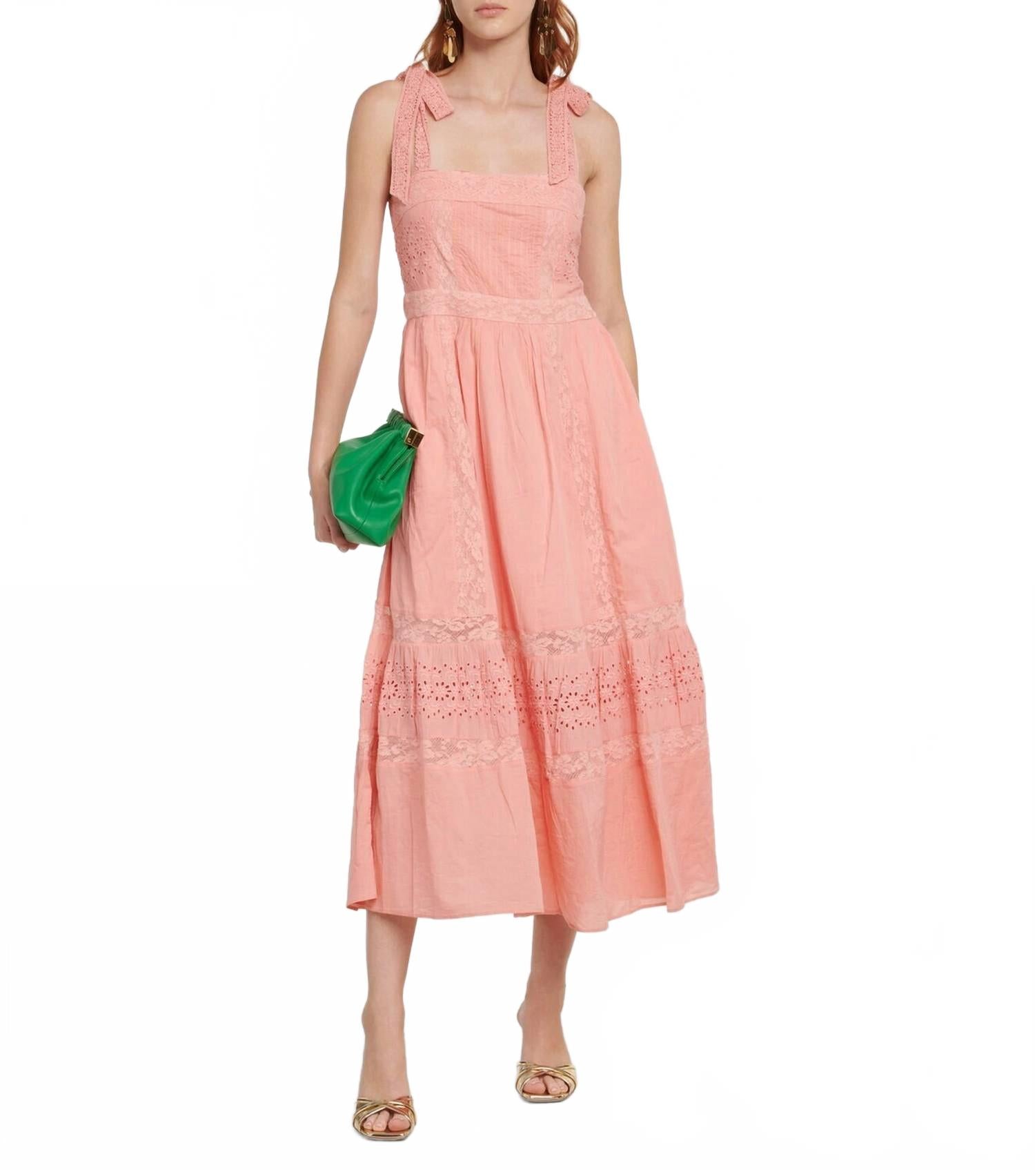 Ayala Dress In Millennial Pink