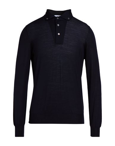 Man Sweater Midnight blue Size 40 Virgin Wool