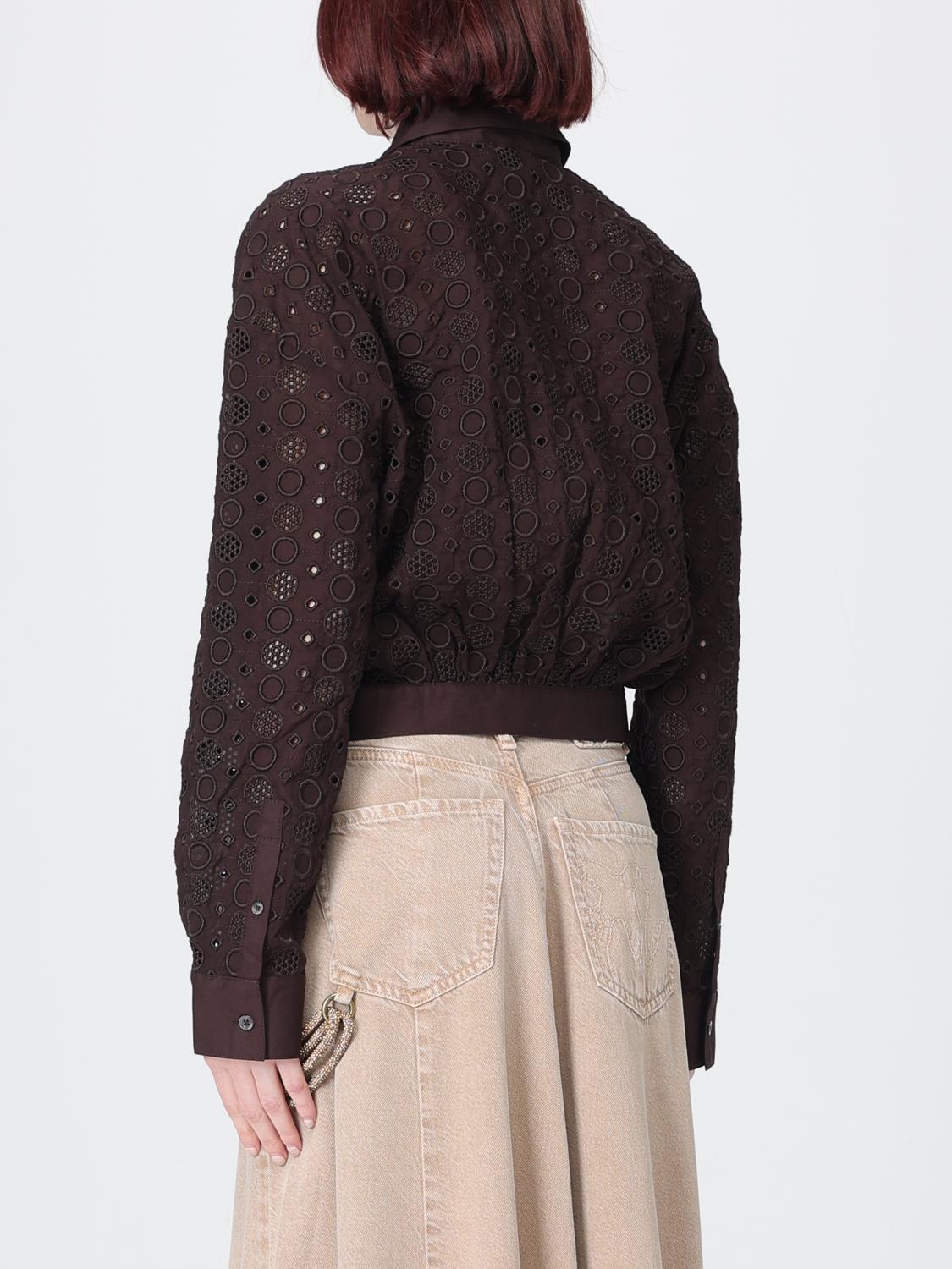 Shirt Woman color Brown