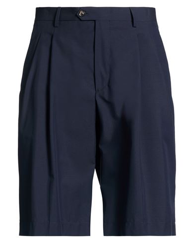 Man Shorts & Bermuda Shorts Midnight blue Size 28 Wool, Cotton
