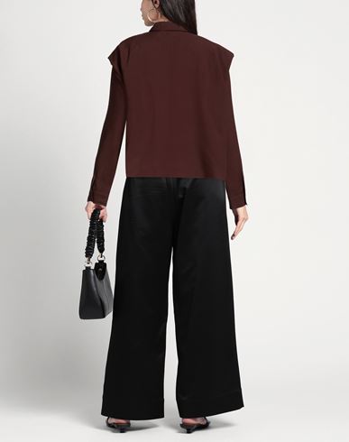 Odì Odì Woman Shirt Chocolate brown Size XS Polyester
