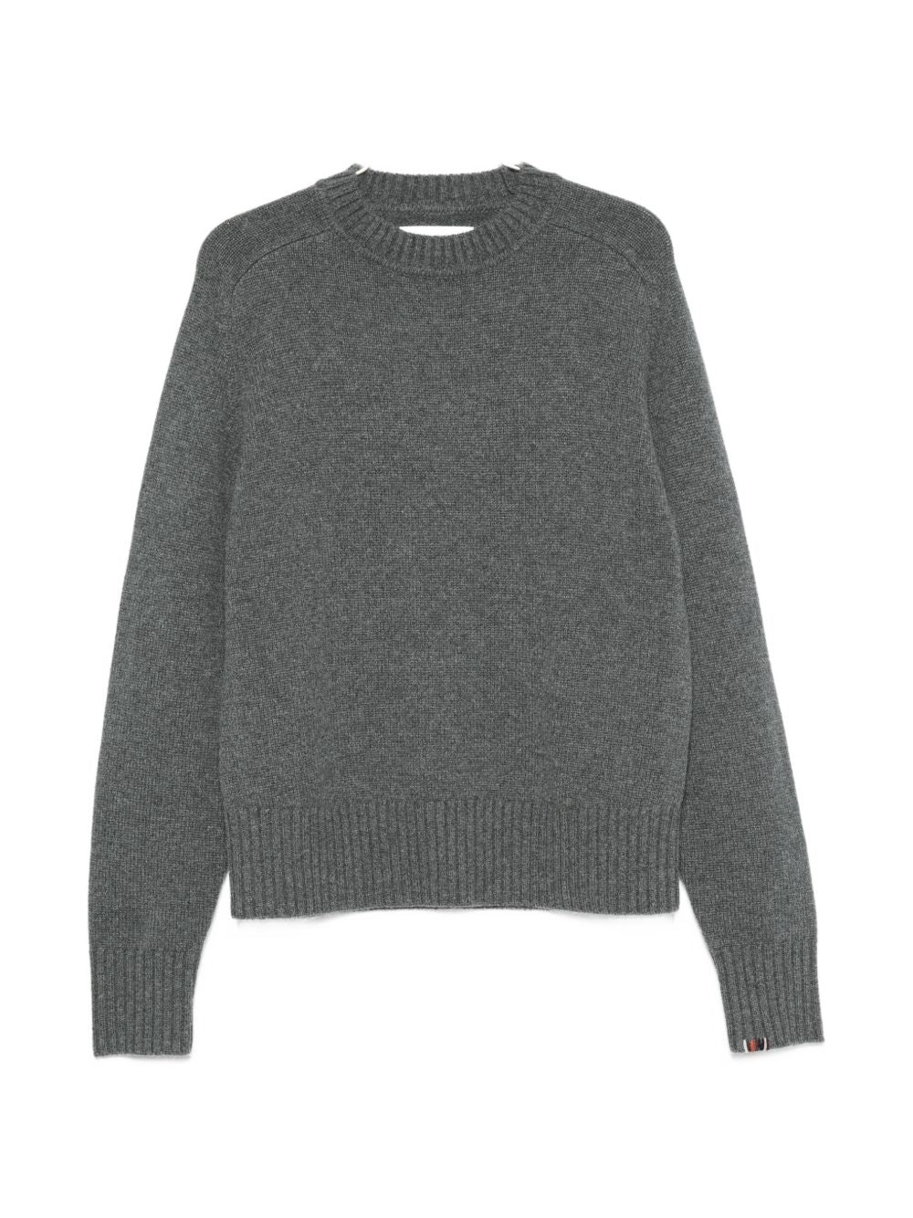 Cashmere Crewneck Sweater — Grey