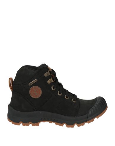 Woman Ankle boots Black Size 5 Leather, Textile fibers