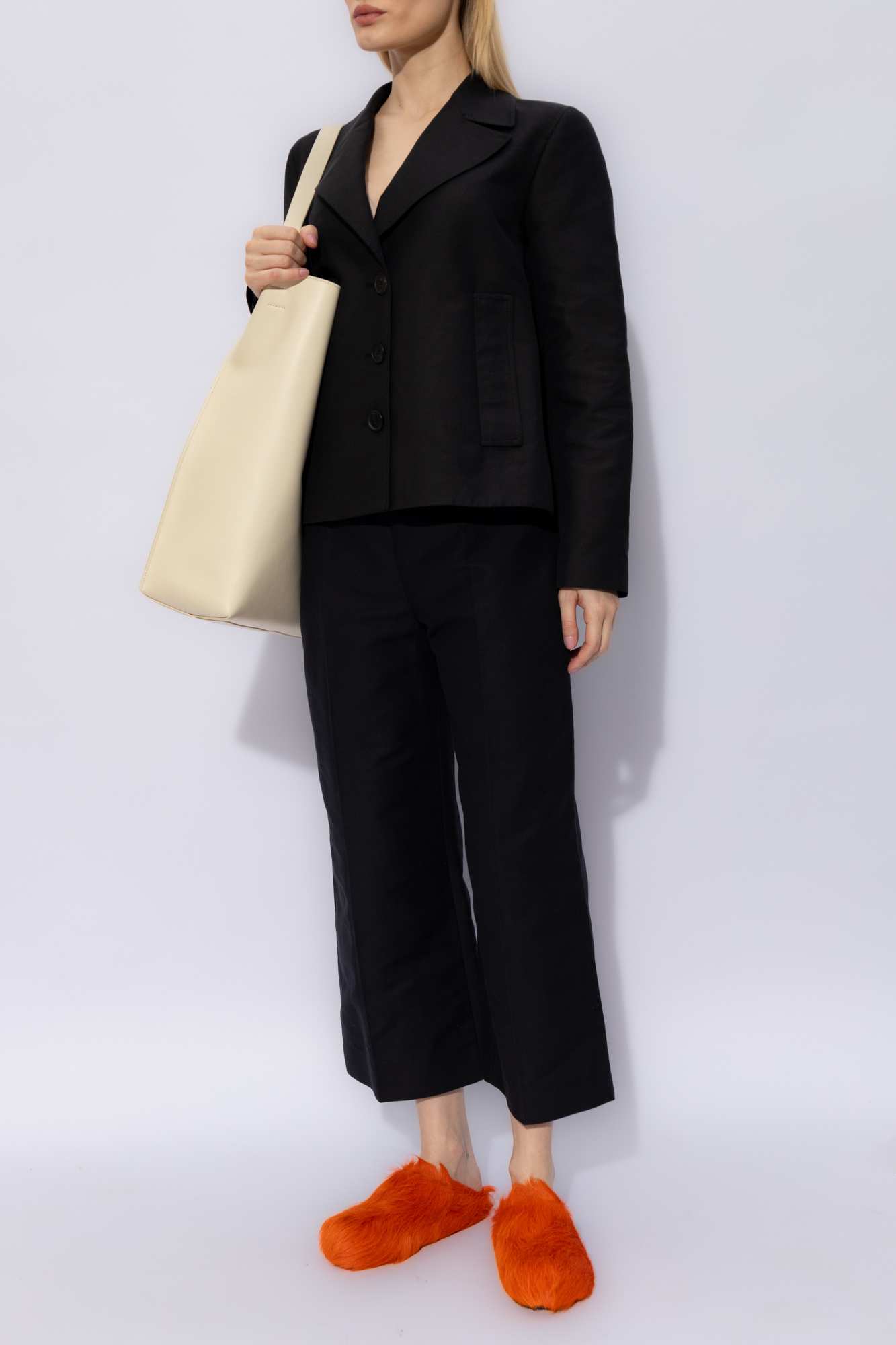 High-waisted Trousers, Women's, Black