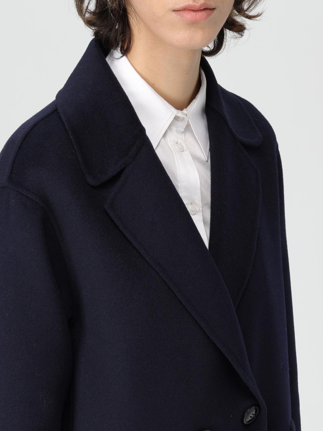 Coat Woman color Blue
