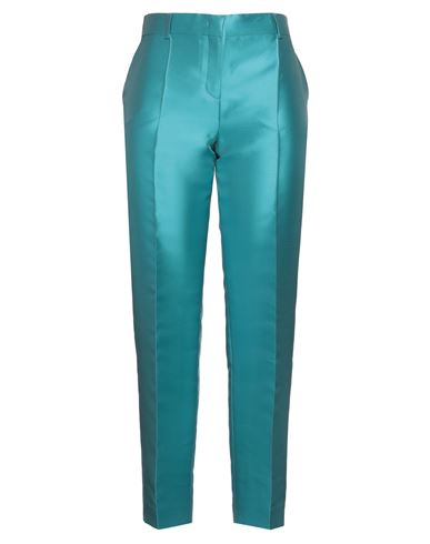 Alberta Ferretti Woman Pants Turquoise Size 10 Polyester, Silk