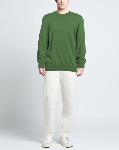 Man Sweater Green Size 44 Cashmere