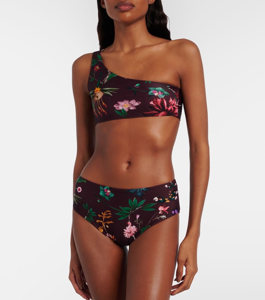 Boy Brief printed bikini bottoms