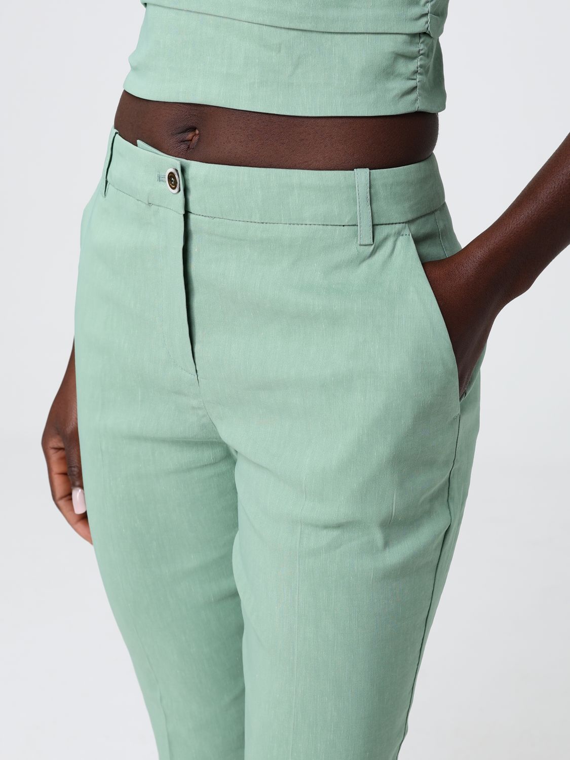 Pants Woman color Green