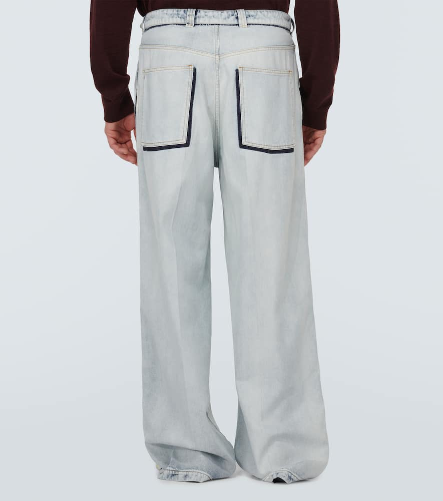 High-rise wide-leg jeans