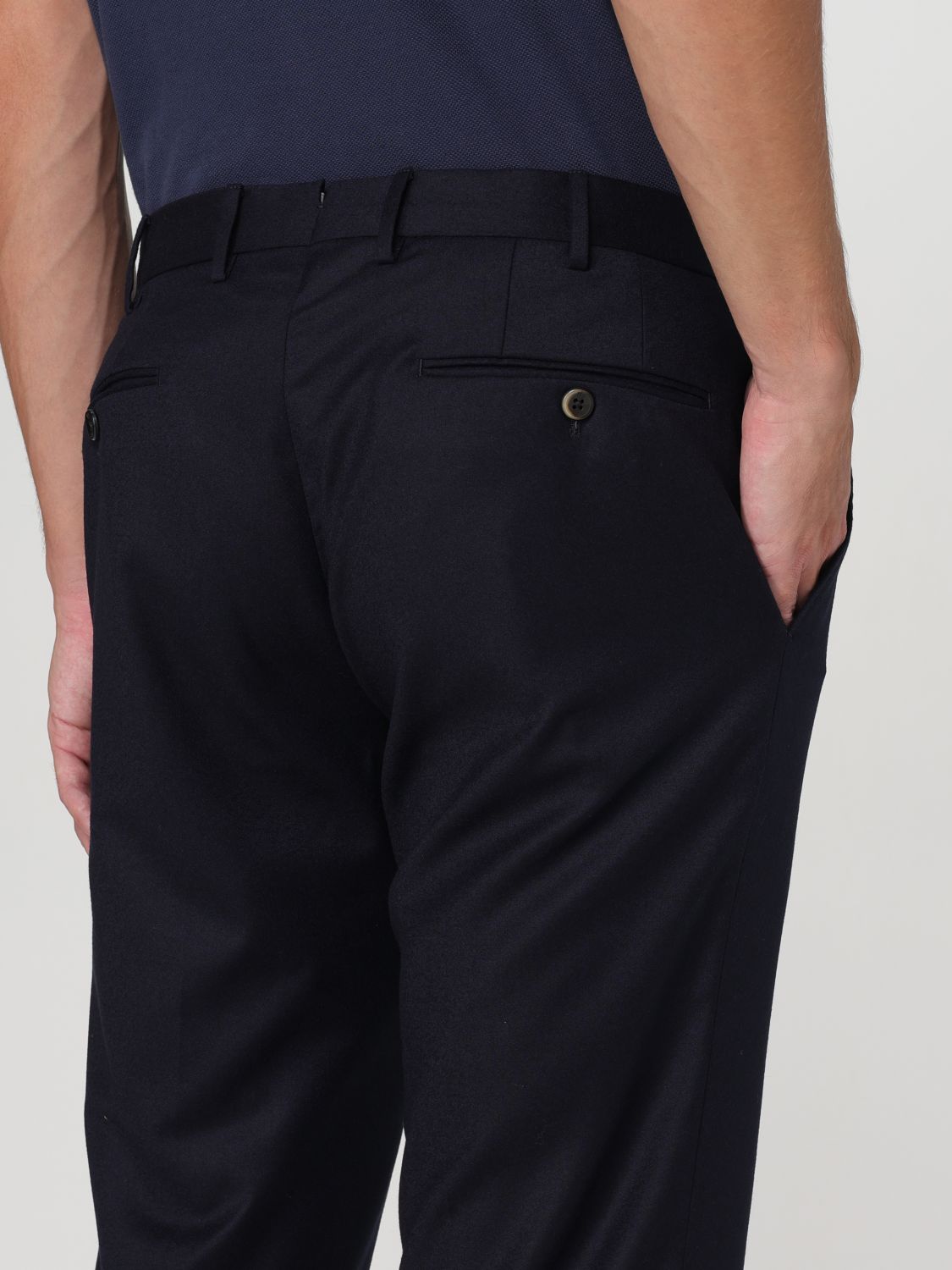 Pants Men color Blue