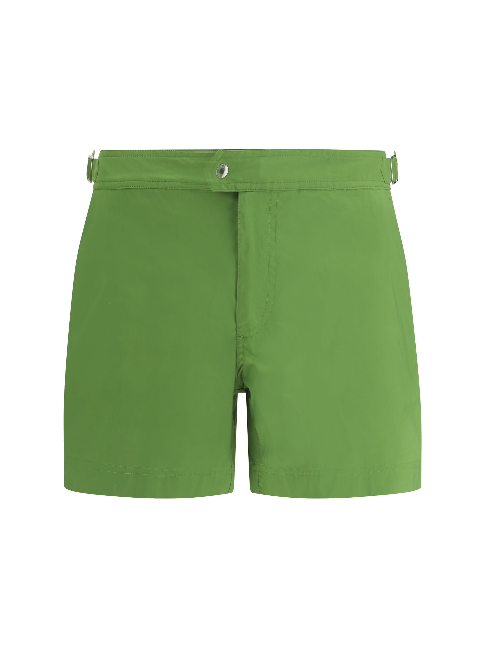 Polyester Swim Shorts — Green