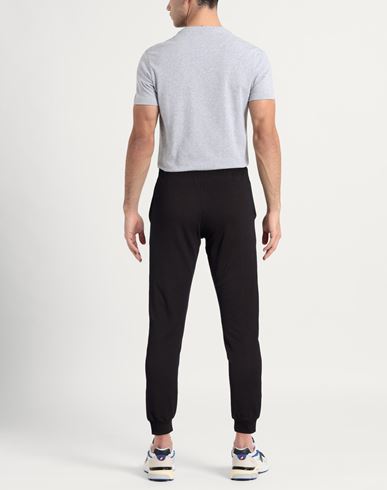 Man Pants Black Size M Cotton, Elastane