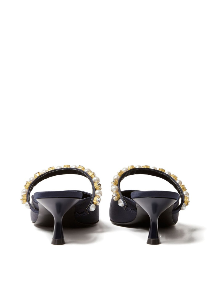 Elsa Pearl And Crystal Mules